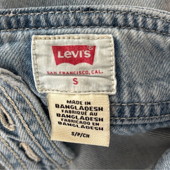 Levi's Light Blue Women's Denim crop top sz S - Picture 11 of 13